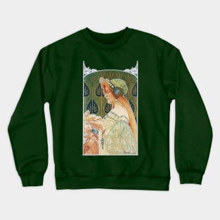 Art Nouveau Poster for Cookies Crewneck Sweatshirt